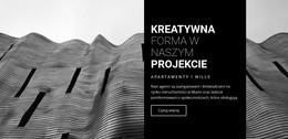 Kreatywna Forma W Naszym Projekcie - Szablon Strony HTML