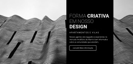 Forma Criativa Em Nosso Design - Design Definitivo Do Site