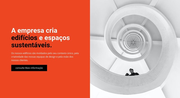 Nós criamos edifícios Design do site