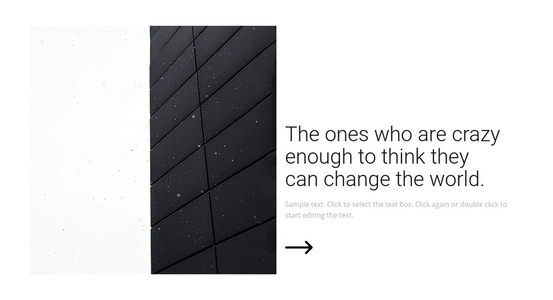 We can change the world Squarespace Template Alternative