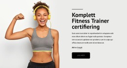 Konditionstränare - HTML-Sidmall