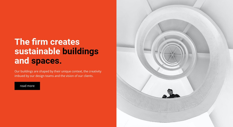 We create buildings Website Design