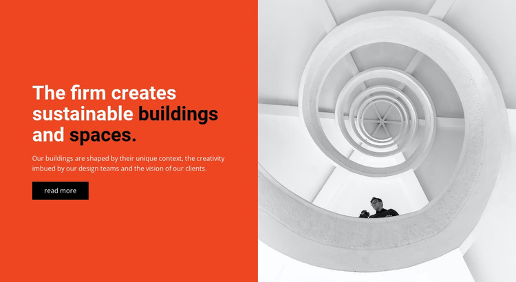 We create buildings WordPress Theme