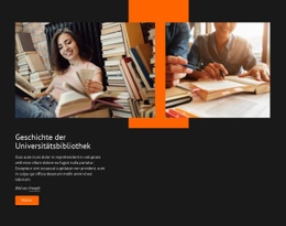Atemberaubendes Webdesign Für Ressourcen Für Bibliotheks- Und Lerndienste