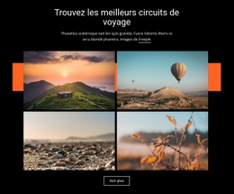 Trouvez Les Meilleurs Circuits De Voyage - HTML Creator