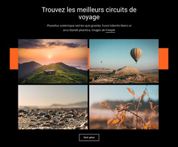 Conception HTML Pour Trouvez Les Meilleurs Circuits De Voyage