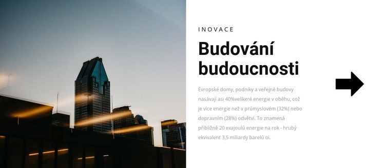 Můžeme budovat budoucnost Šablona CSS