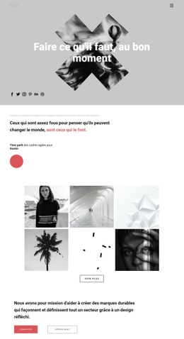 Idées Dans Le Portfolio Créatif - HTML5 Website Builder