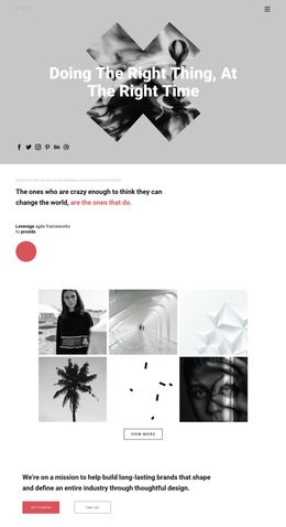 Ideas In Creative Portfolio - Simple HTML5 Template