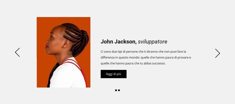 Feedback positivi dei clienti Modelli di Website Builder