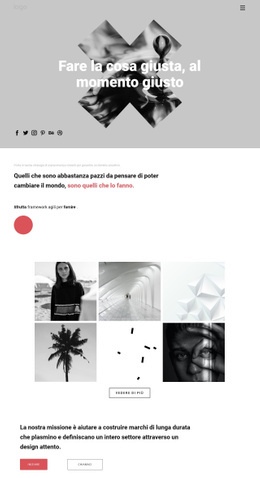 Idee Nel Portfolio Creativo Modello