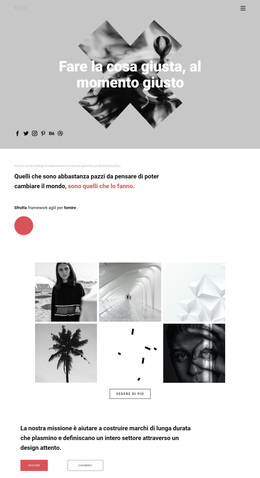Idee Nel Portfolio Creativo - Tema WordPress