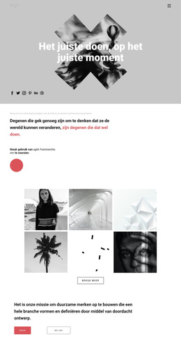 Ideeën In Creatieve Portefeuille - WordPress-Thema