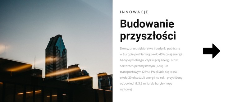 Możemy budować przyszłość Szablon CSS