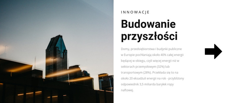 Możemy budować przyszłość Szablon HTML