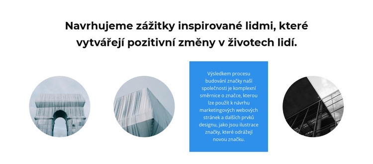 Projekty s popisem Šablona HTML