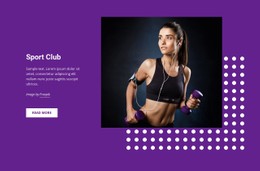 Sports, Hobbies And Activities Premium CSS Template