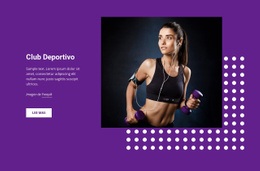 Deportes, Pasatiempos Y Actividades: Página De Destino Creativa Multipropósito