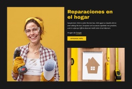 Consejos De Reparación Y Mantenimiento Del Hogar - Plantilla Gratuita