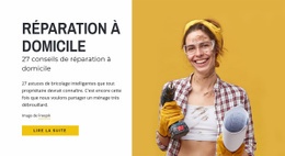 Conseils De Réparation À Domicile - HTML Creator