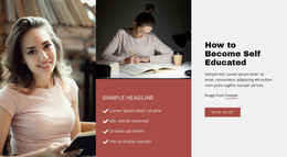 Education Without School HTML Template