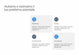 Il Nostro Modo Di Fare Affari - Semplice Modello Di Sito Web