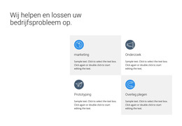 Bestemmingspagina Voor Onze Manier Van Zaken Doen