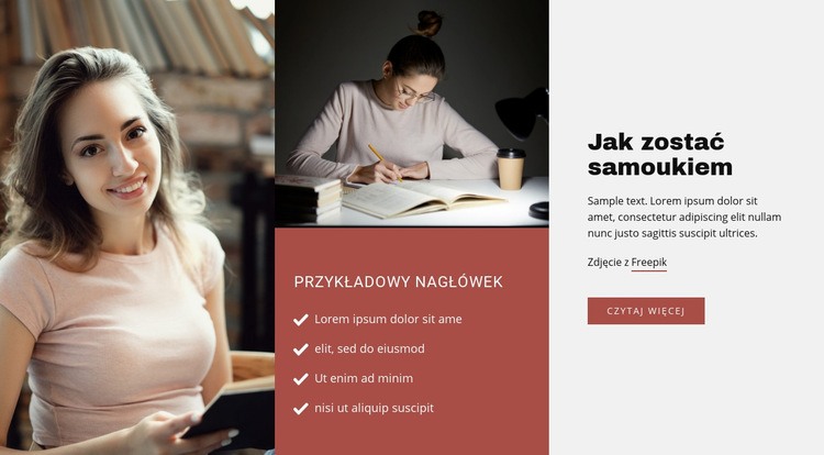 Edukacja bez szkoły Szablony do tworzenia witryn internetowych