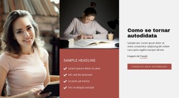 Web Design Incrível Para Educação Sem Escola