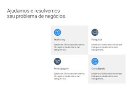 Nosso Jeito Nos Negócios - Página De Destino Profissional