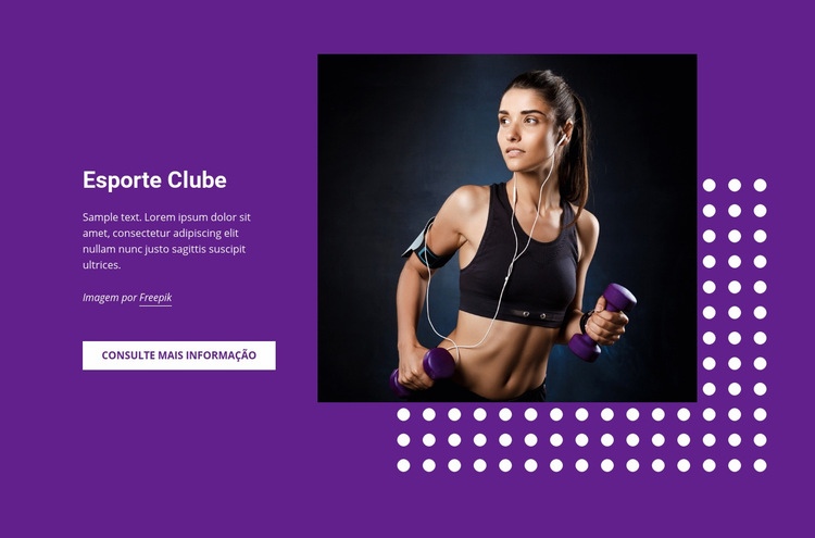 Esportes, hobbies e atividades Landing Page