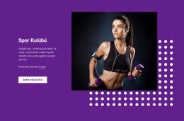 Spor, Hobiler Ve Aktiviteler - Yaratıcı Çok Amaçlı Açılış Sayfası