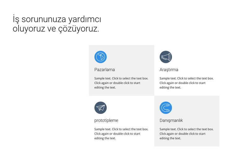 İş hayatındaki yolumuz Web Sitesi Mockup'ı