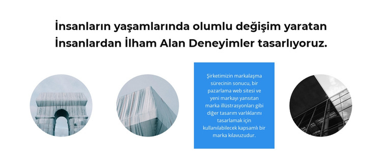 Açıklamalı projeler Web Sitesi Şablonu