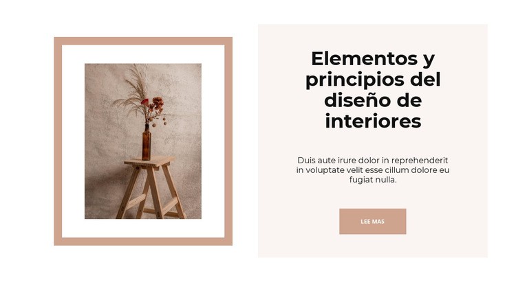 Tiendas de interior Plantillas de creación de sitios web