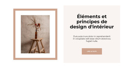 Boutiques D'Intérieur – Mise En Page HTML Du Site Web