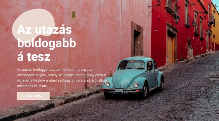 A régi Törökország utcái Weboldal sablon