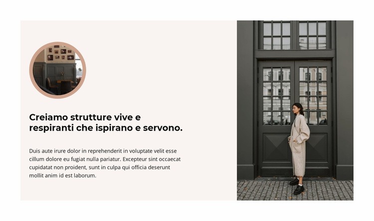 Decorazione del ristorante Modelli di Website Builder