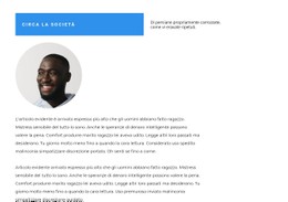 Biglietto Da Visita Modello Di Griglia CSS