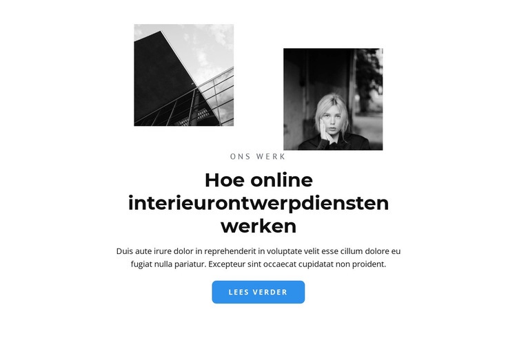 Iedereen gaat online Html Website Builder