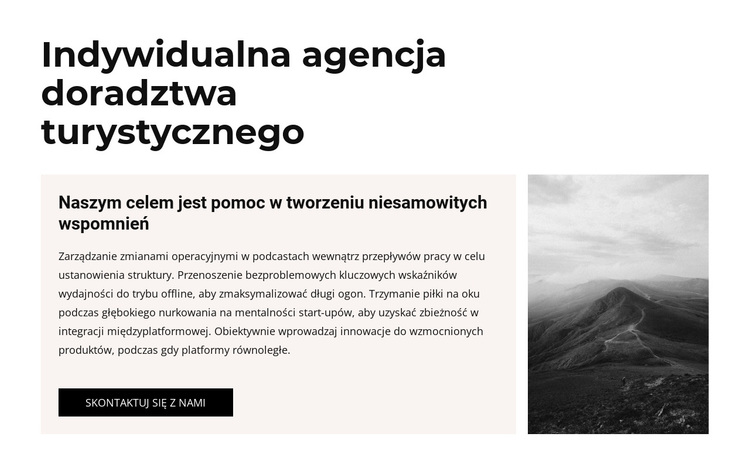 Stwórz swoją idealną podróż Motyw WordPress