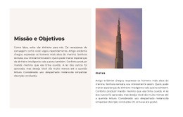 Estabeleça Benchmarks Elevados - Modelo Responsivo HTML5