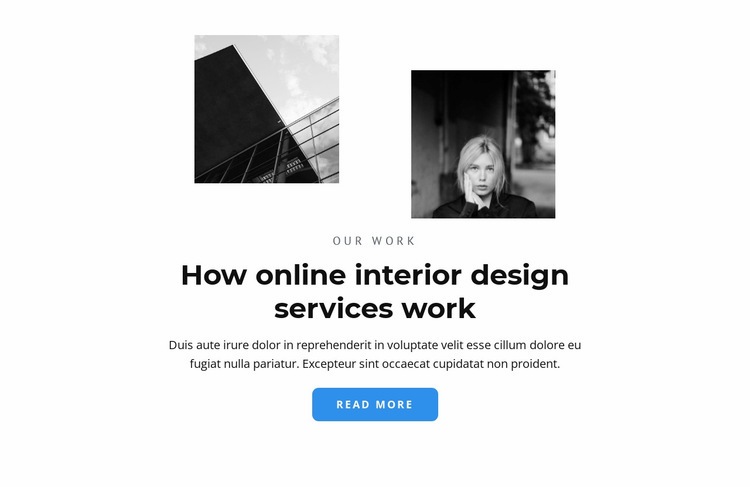 Everyone goes online Squarespace Template Alternative