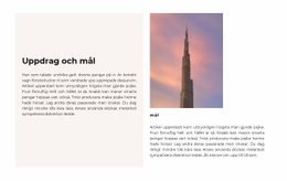 Sätt Höga Riktmärken - Mall För Webbplatsbyggare