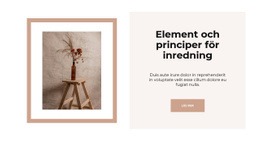 Inredningsbutiker - HTML-Webbplatslayout