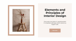 Interior Shops - Webdesign Mockup