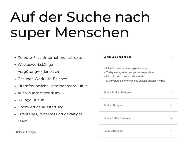 Schnell wachsendes Unternehmen CSS-Vorlage