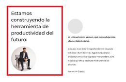 Herramienta De Productividad Del Futuro - Diseño De Sitio Web Sencillo