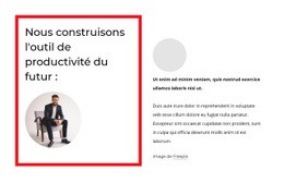 Outil De Productivité Du Futur - Conception De Site Web Simple