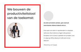 Productiviteitstool Van De Toekomst - Sjabloon Voor Bestemmingspagina'S